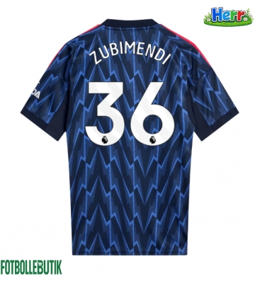 Arsenal Martin Zubimendi #36 Bortatröja 2025-26 Kortärmad